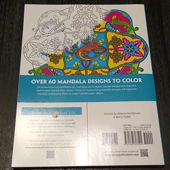 Mandala adult coloring book - Picture 2 of 16